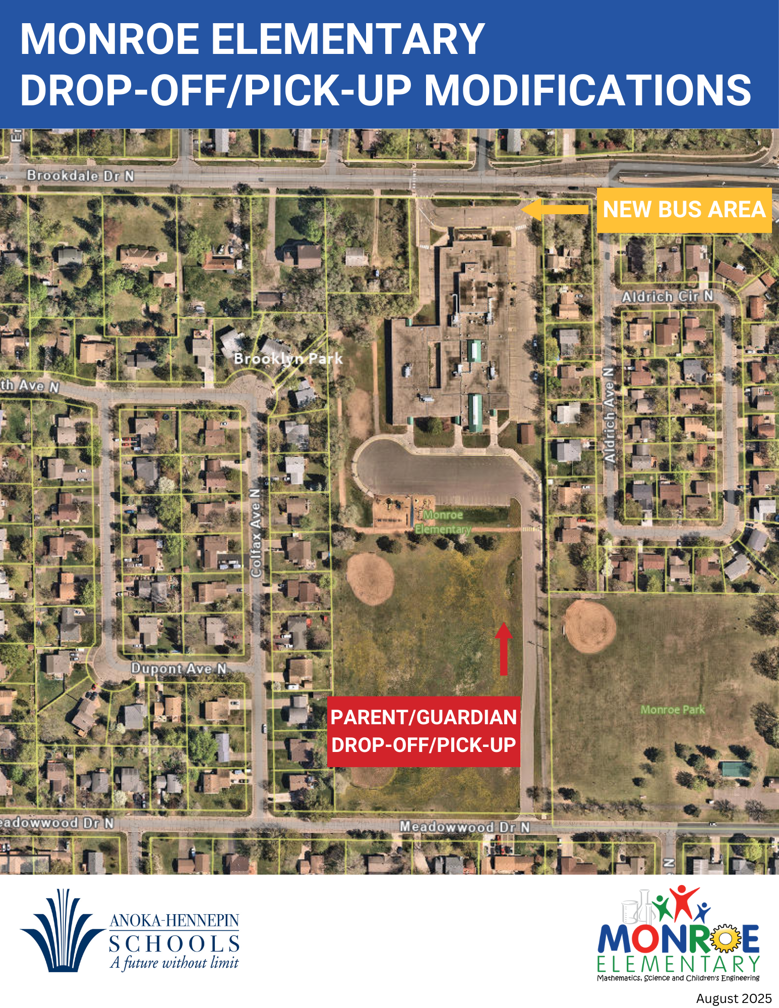 Monroe Elementary map
